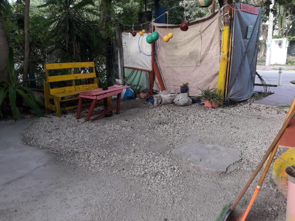 Hostal Y Camping Las G Bacalar Esterno foto